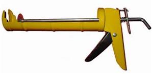 Пистолет полукорпусной для герметика желт. 200101
